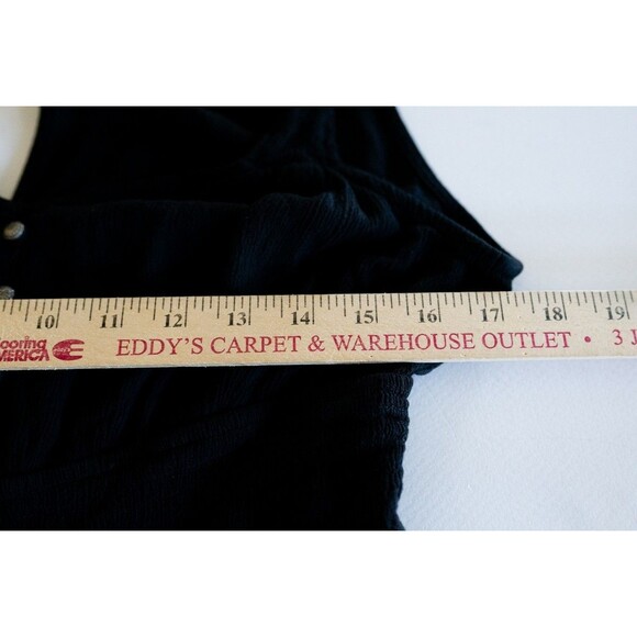 MUDD Black jumpsuit L womens goth witchy tank Y2K - Picture 4 of 5